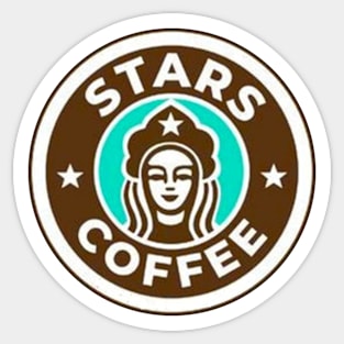 Stars Coffee from Russia Starbucks Sticker